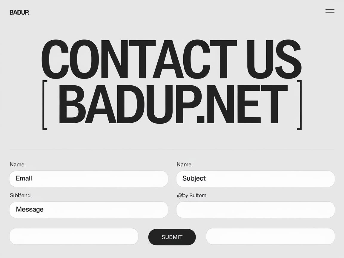 Contact Us | Badup.Net